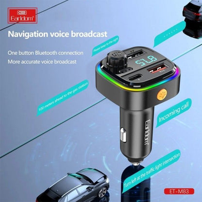 Earldom M83 Wireless Car Kit FM Transmitter