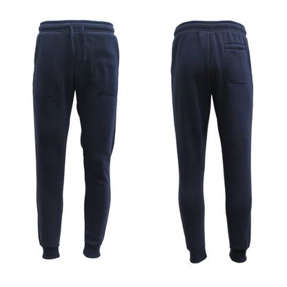 Mens Unisex Fleece Lined Sweat Track Pants Suit Casual Trackies Slim Cuff XS-6XL, Light Grey, XL