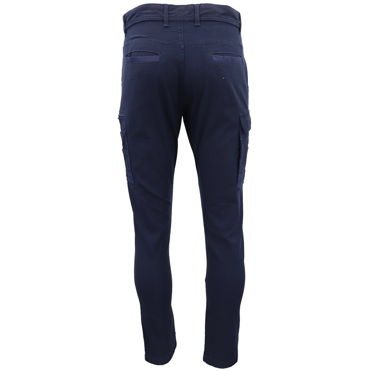 Men's Cotton Drill Cargo Work Pants UPF 50+ 13 Pockets Tradies Workwear Trousers, White, 36