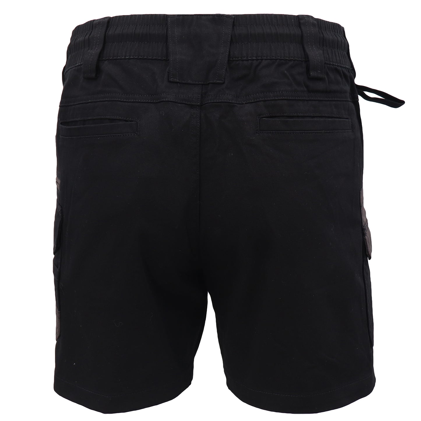 Mens Cargo Cotton Work Shorts 10 Pockets Tradies Utility Pants Workwear Trousers, Black, 40
