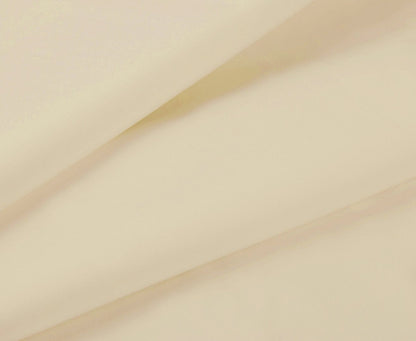 1000TC Ultra Soft Single Size Bed Yellow Cream Flat & Fitted Sheet Set