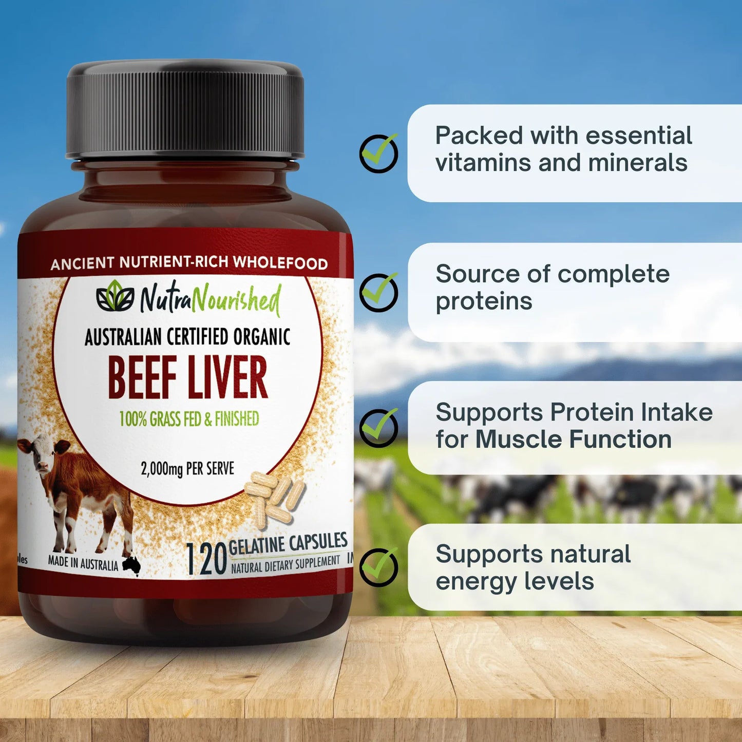 Organic Beef Liver Capsules