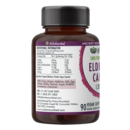 Organic Elderberry Capsules