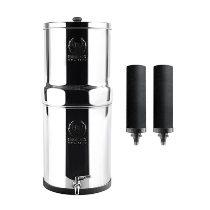 Phoenix Stainless Steel 6L with Fluoride & Smart Carbon Filter - No Stand