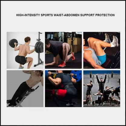 Fitness Weight Lifting Belt Barbell Dumbell Training Back Support Men Women XL - Yellow-XL