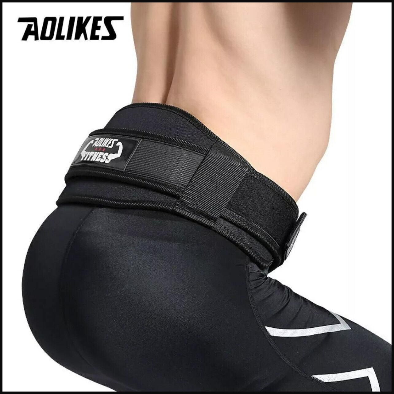 Fitness Weight Lifting Belt Barbell Dumbell Training Back Support Men Women XL - Yellow-XL