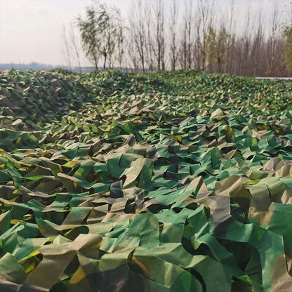 Outdoor Camouflage Mesh Sunscreen Shade Heat Insulation Leaf Decorative Fabrics
