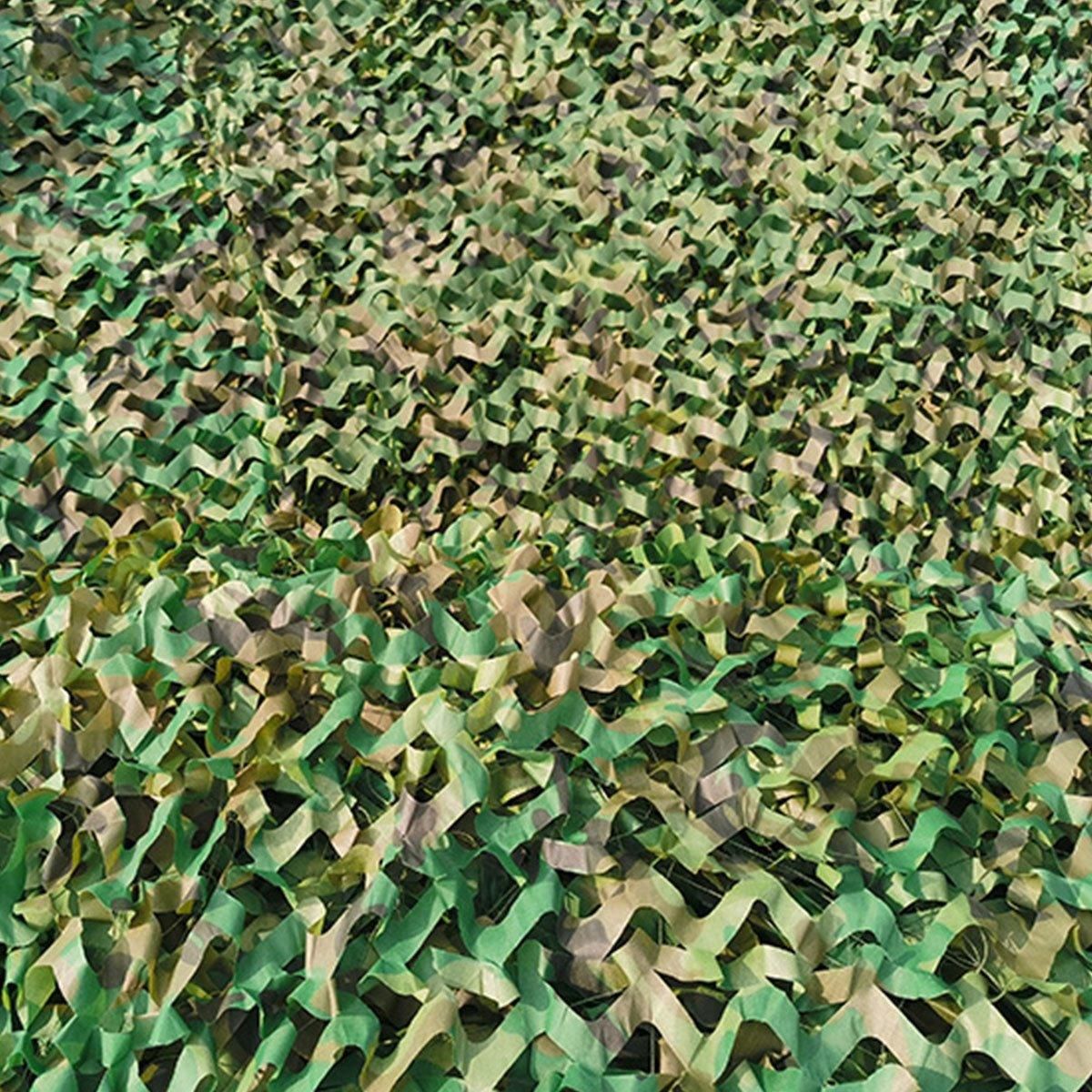Outdoor Camouflage Mesh Sunscreen Shade Heat Insulation Leaf Decorative Fabrics