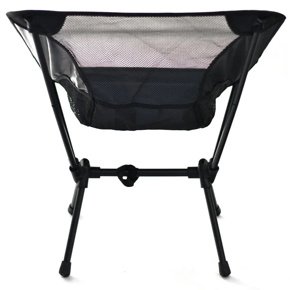 Outdoor Portable Lightweight Folding Camping Chair High Back Fishing Chair - Grey