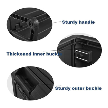 Folding Storage Box Large Capacity Organizer Collapsible Container for Home Use