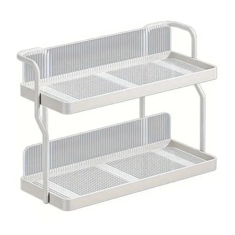2 Tier Shelf Kitchen Storage Rack Organizer for Home and Countertop Organization