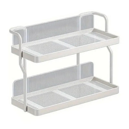 2 Tier Shelf Kitchen Storage Rack Organizer for Home and Countertop Organization