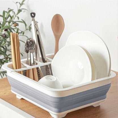 Home Master Collapsible Dish Drainer Small Spaces Camping Caravan 34CM X 28.5CM