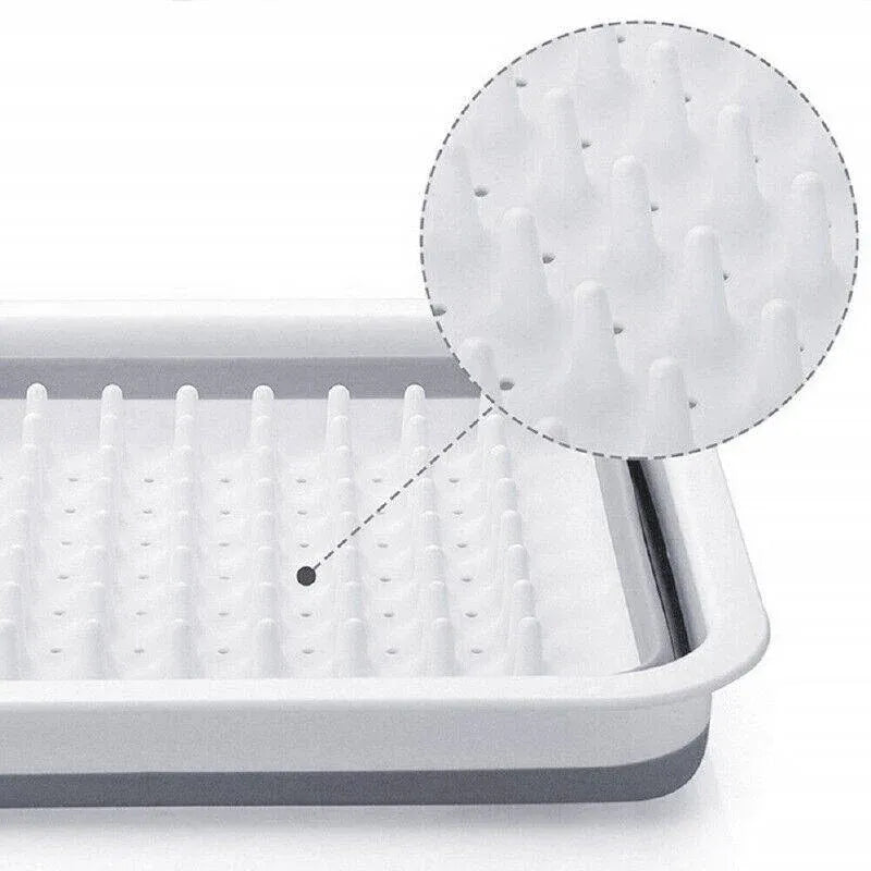 Home Master Collapsible Dish Drainer Small Spaces Camping Caravan 34CM X 28.5CM