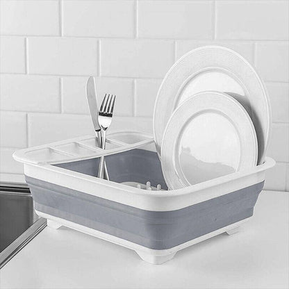 Home Master Collapsible Dish Drainer Small Spaces Camping Caravan 34CM X 28.5CM