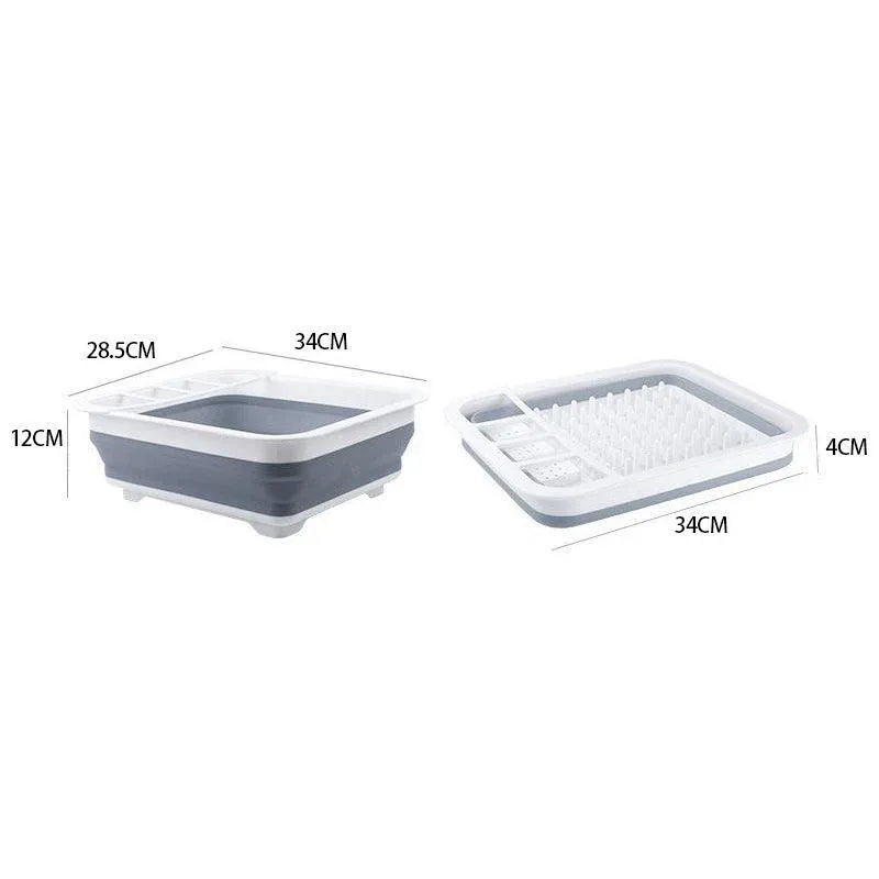 Home Master Collapsible Dish Drainer Small Spaces Camping Caravan 34CM X 28.5CM