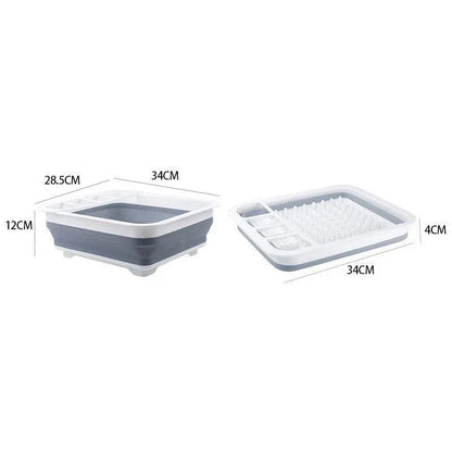 Home Master Collapsible Dish Drainer Small Spaces Camping Caravan 34CM X 28.5CM
