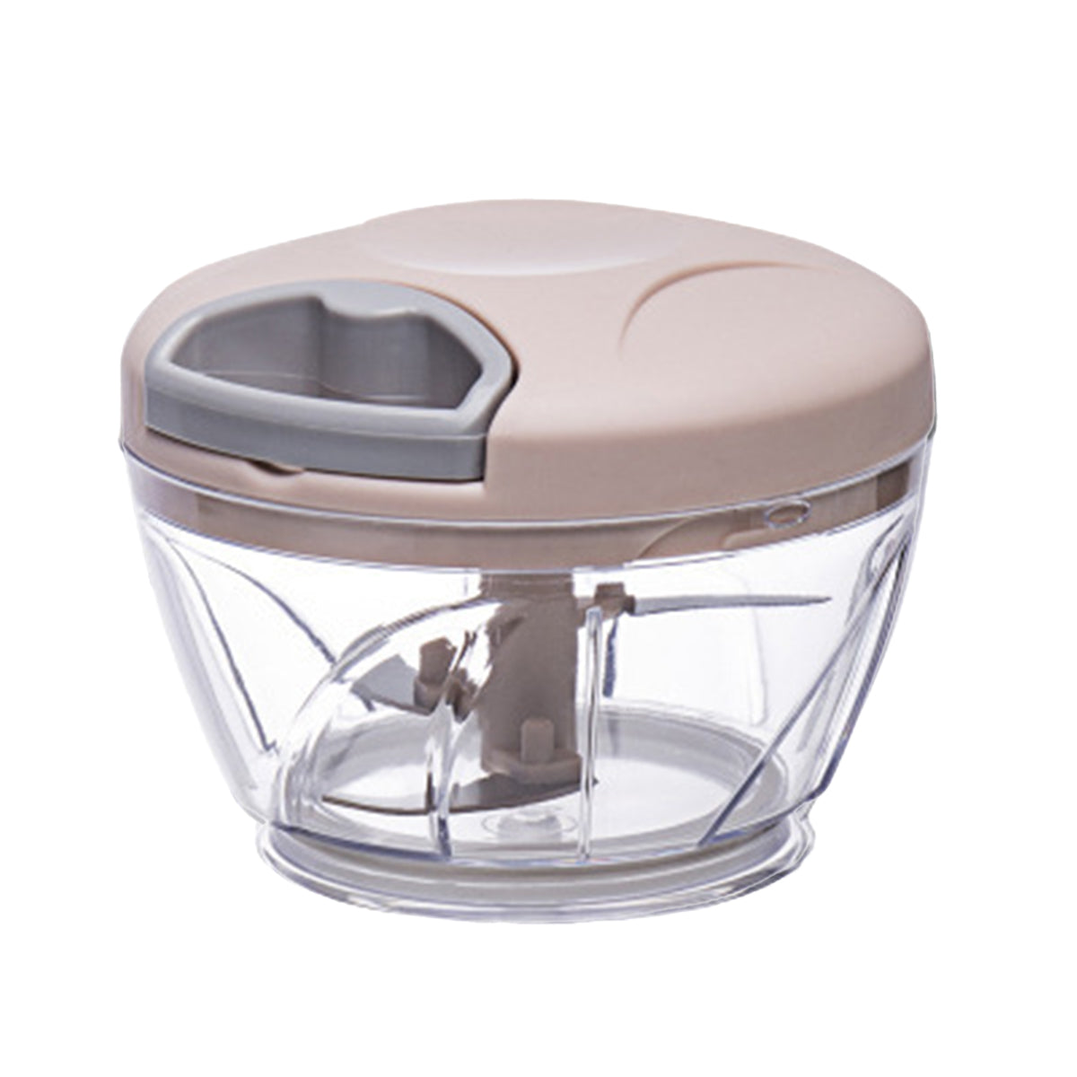 500ml Manual Meat Mincer Garlic Chopper Rotate Garlic Press Crusher Vegetable - Green