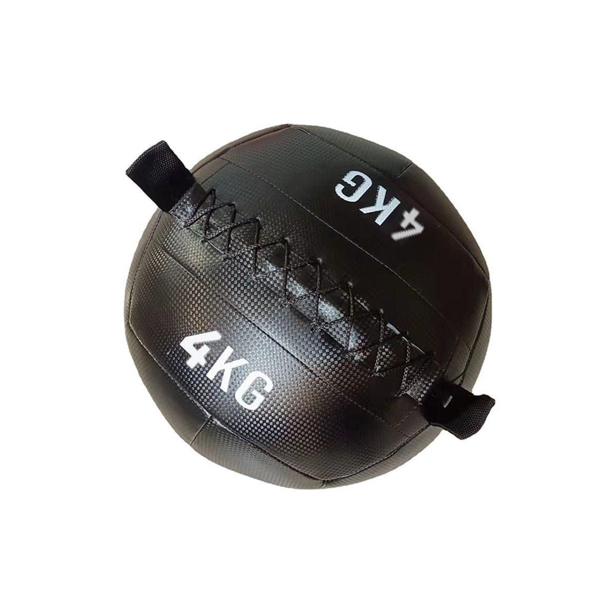 Non-Elastic Soft Squat Wall Ball for Solid Gravity and Balance Training Workouts - 4kg
