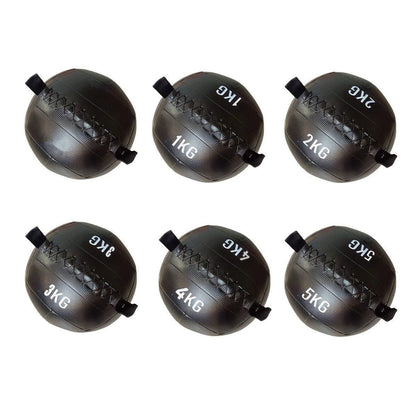 Non-Elastic Soft Squat Wall Ball for Solid Gravity and Balance Training Workouts - 4kg