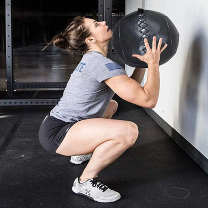 Non-Elastic Soft Squat Wall Ball for Solid Gravity and Balance Training Workouts - 4kg