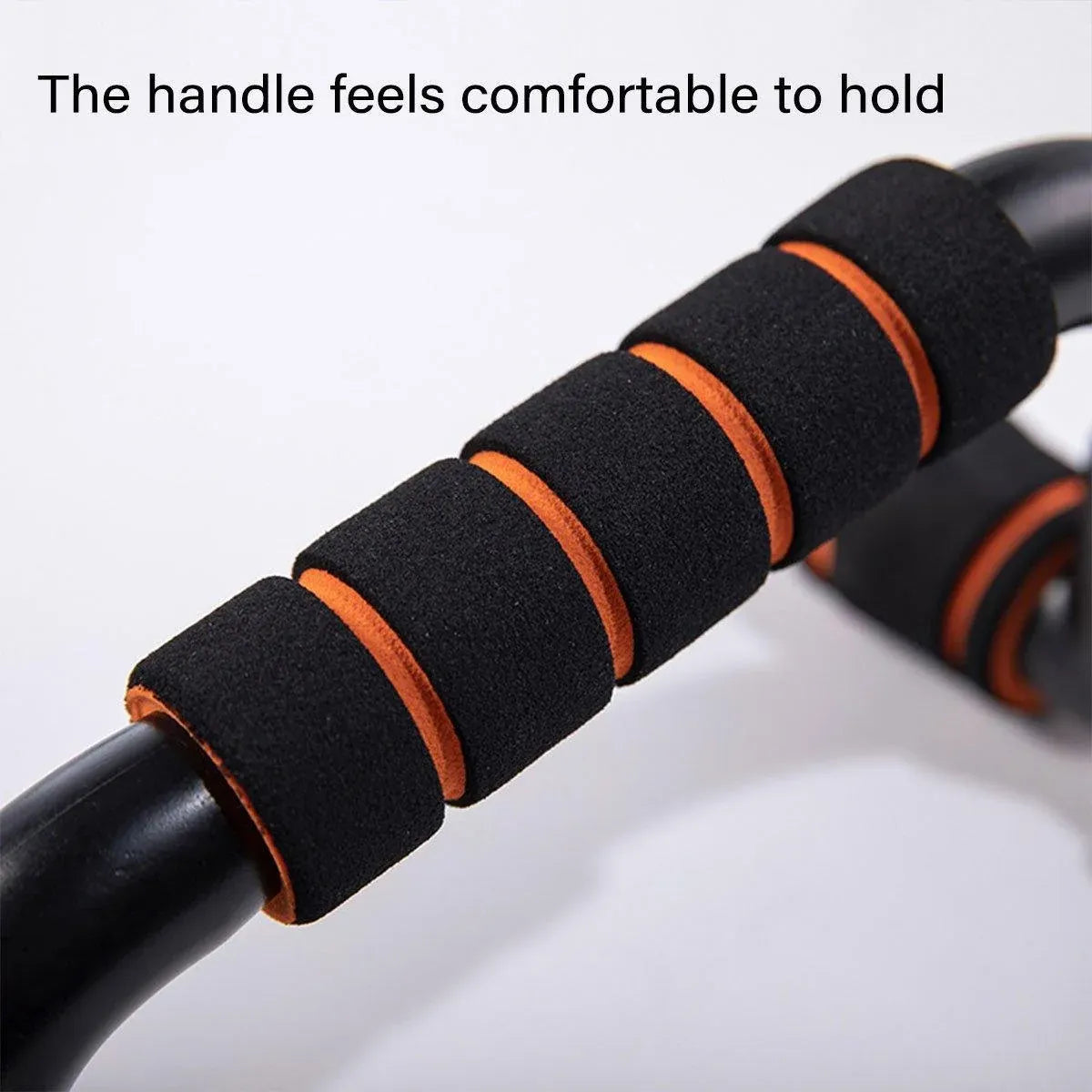 H Shaped Push Up Bars Home Fitness Equipment for Chest Arm Shoulder Training - Orange