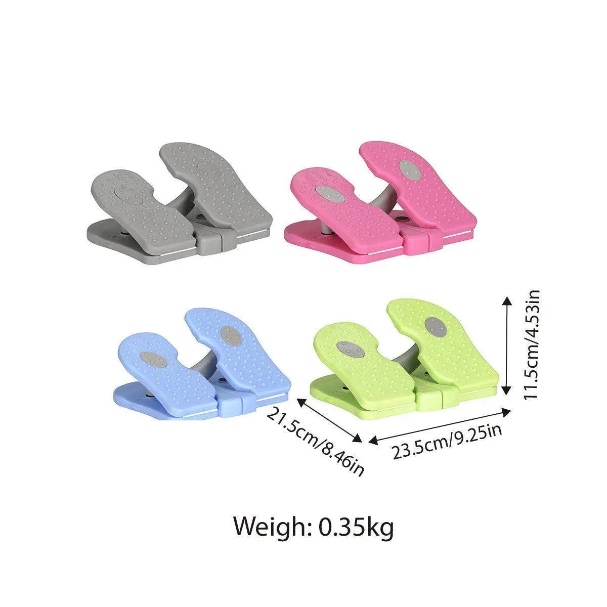 Indoor Mini Stepper Fitness Machine Leg Calf Stretch Cardio Trainer Home Workout - Green