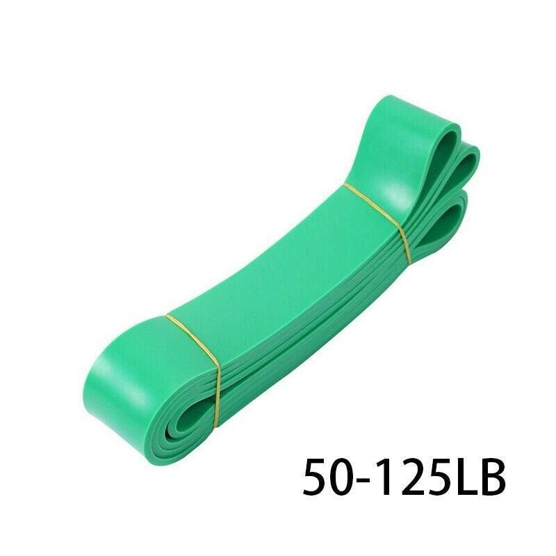 Heavy Duty Resistance Yoga Band Loop Exercise Fitness Workout Band Gym Band - Blue 125-170 lbs (64mm*2080mm)
