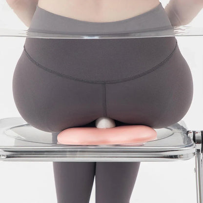 Hip and Inner Thigh Squeeze Trainer Compact Fitness Tool for Home Workouts - Pink