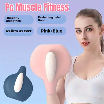 Hip and Inner Thigh Squeeze Trainer Compact Fitness Tool for Home Workouts - Pink