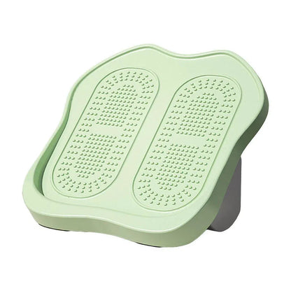 Portable Folding Stretch Board Fitness Pedal Slant Calf Ligament Trainer Tool - Green