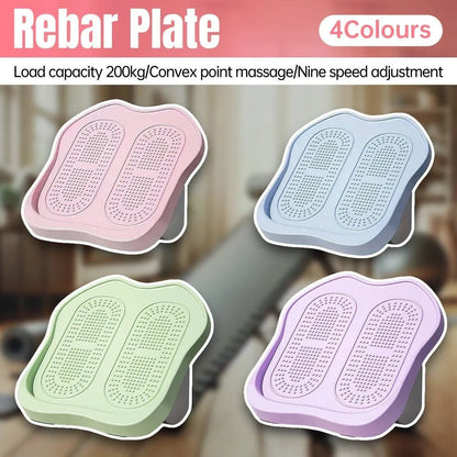 Portable Folding Stretch Board Fitness Pedal Slant Calf Ligament Trainer Tool - Green