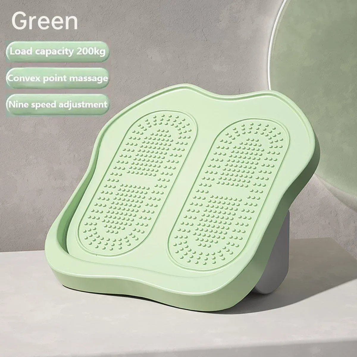 Portable Folding Stretch Board Fitness Pedal Slant Calf Ligament Trainer Tool - Green