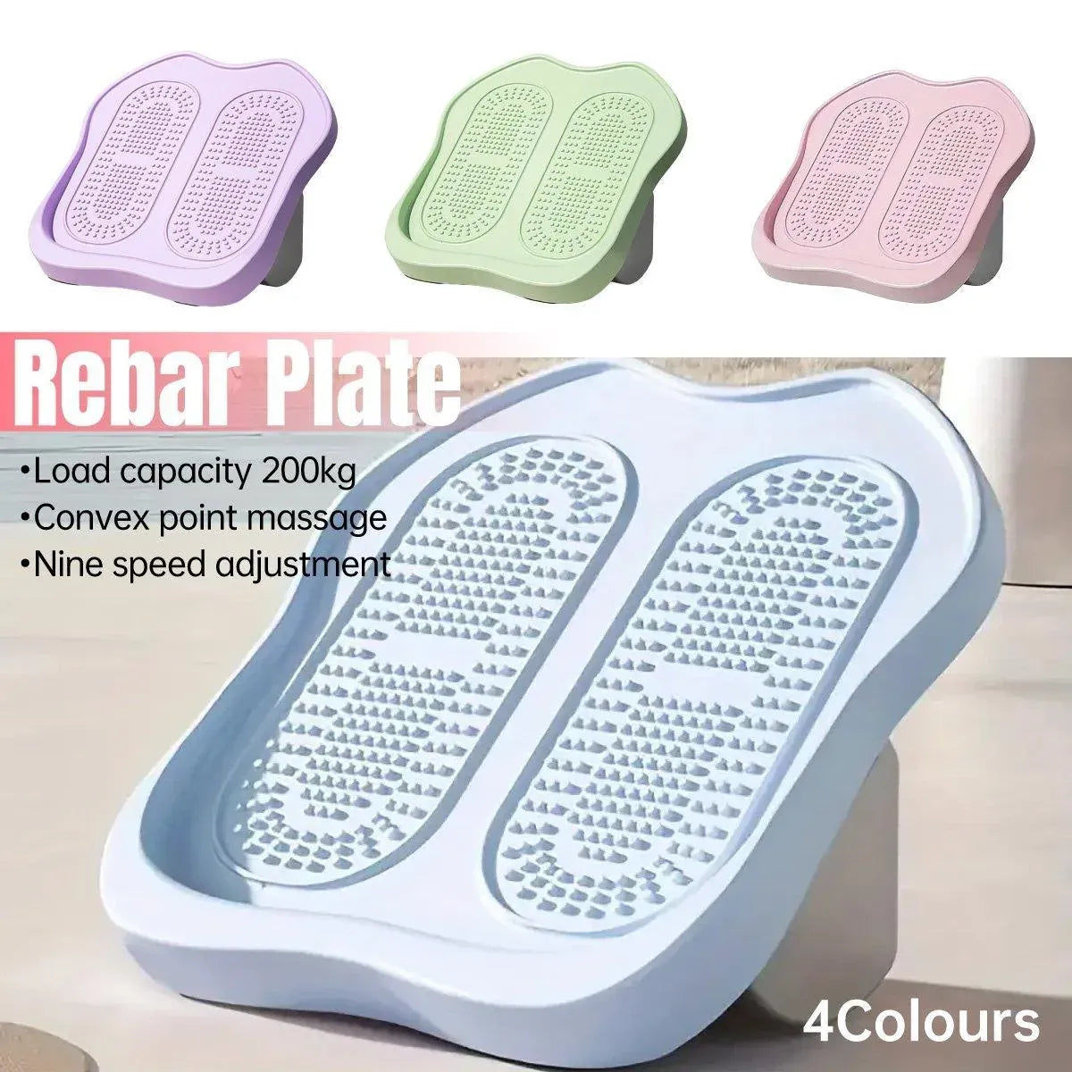 Portable Folding Stretch Board Fitness Pedal Slant Calf Ligament Trainer Tool - Green
