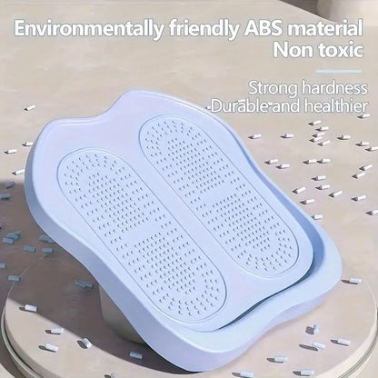 Portable Folding Stretch Board Fitness Pedal Slant Calf Ligament Trainer Tool - Green