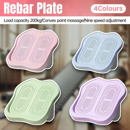 Portable Folding Stretch Board Fitness Pedal Slant Calf Ligament Trainer Tool - Green