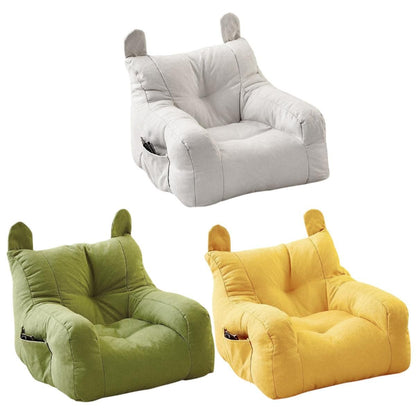 Small Sofa Chair Couch for Living Room Family Pet Furniture Comfortable Seat - White