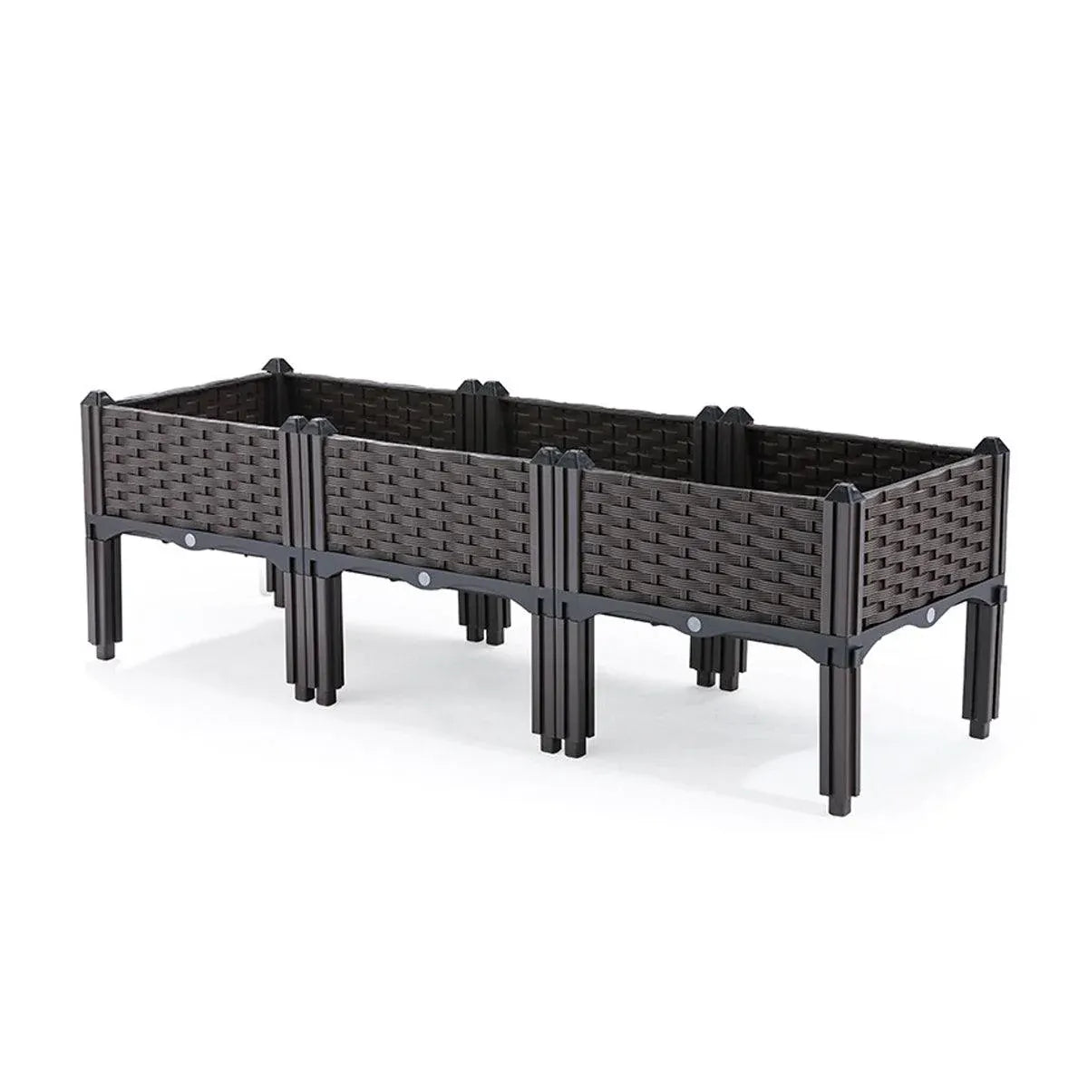 Outdoor Rectangular Balcony Vegetable Planter Box Garden Flower Planting