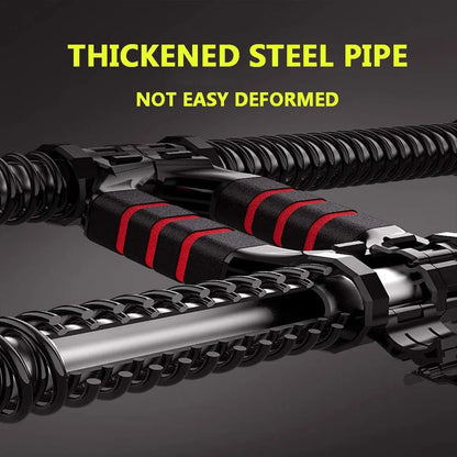 Arm Trainer Pull Press Bar 100kg Resistance Chest Abdomen Home Fitness Equipment