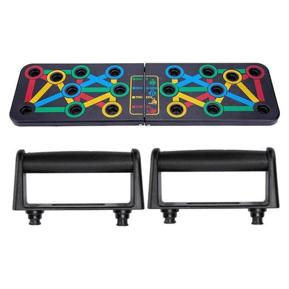 14 in1 Push Up Board Rack Bar Grip Handle Muscle Train Gym Workout Fitness Stand