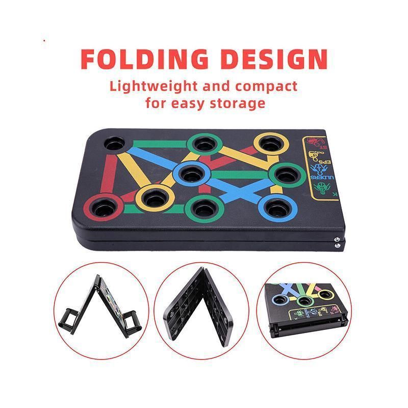 14 in1 Push Up Board Rack Bar Grip Handle Muscle Train Gym Workout Fitness Stand