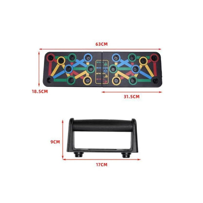 14 in1 Push Up Board Rack Bar Grip Handle Muscle Train Gym Workout Fitness Stand