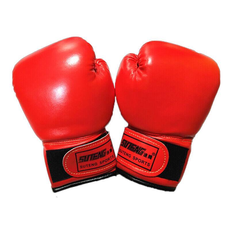 Boxing Sparring Training Gloves MMA Kickboxing Punching Gloves for Practice Sessions - Red