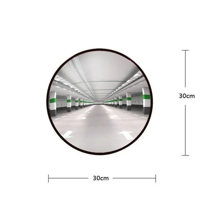 30cm Round Convex Mirror Blind Spot Traffic Driveway Shop Junction Use