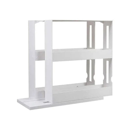 Slide Cabinet Organiser Rack Storage Pantry Kitchen Shelf Spice Jars Can Holder