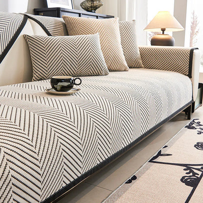 Sofa Cushion Cover Modern Non Slip Couch Protector Furniture Seat Slipcover Pad - 70x210cm