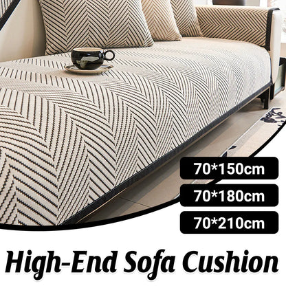 Sofa Cushion Cover Modern Non Slip Couch Protector Furniture Seat Slipcover Pad - 70x210cm