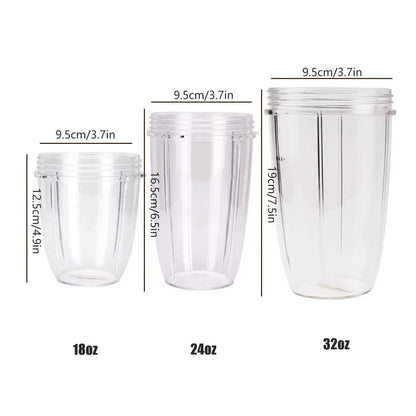 Blender Cups 32OZ 24OZ 18OZ Replacement Accessories Juicer Ice Crushing Blades - 18oz