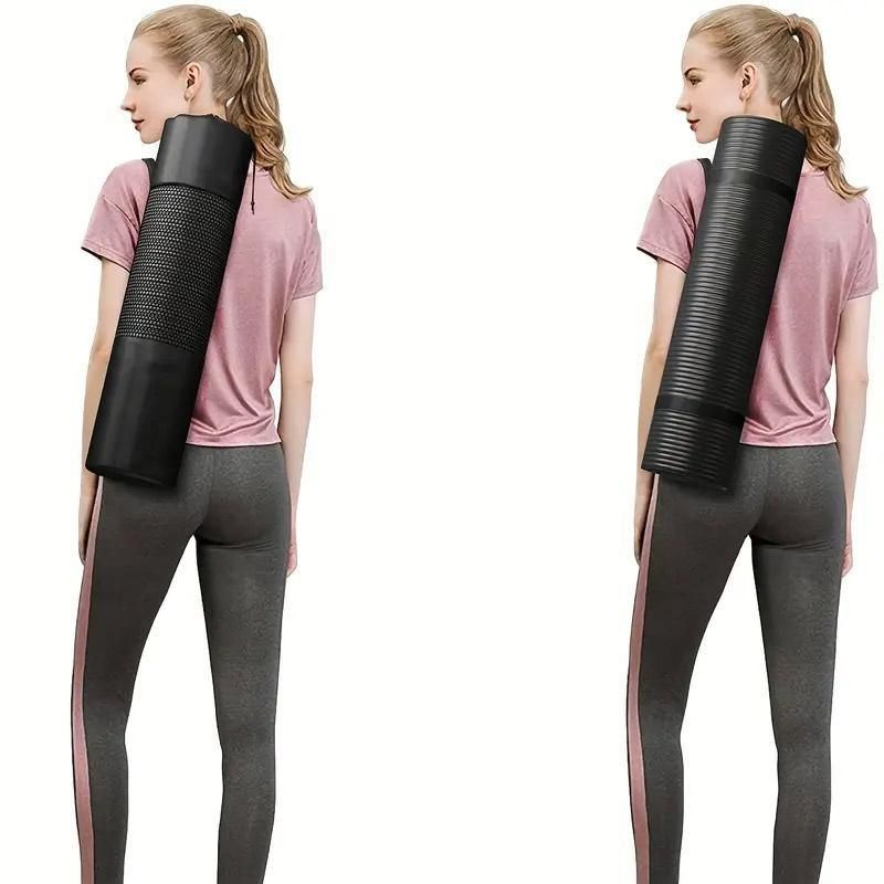 Yoga Mat Dance Mat Sports and Fitness Jump Rope Mat for Men and Women Exercise - Blue