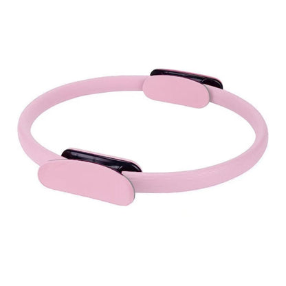 6 Colours Pilates Yoga Ring Magic Circle Fitness Equipment for Toning Slim Legs - Black